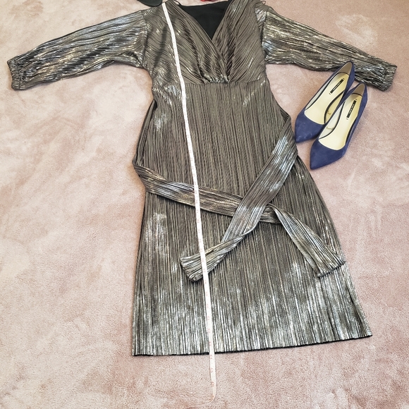 Zara Metallic Dress - Picture 3 of 10